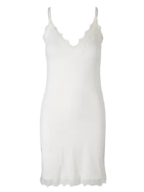 Strappy Ivory Slip Dress