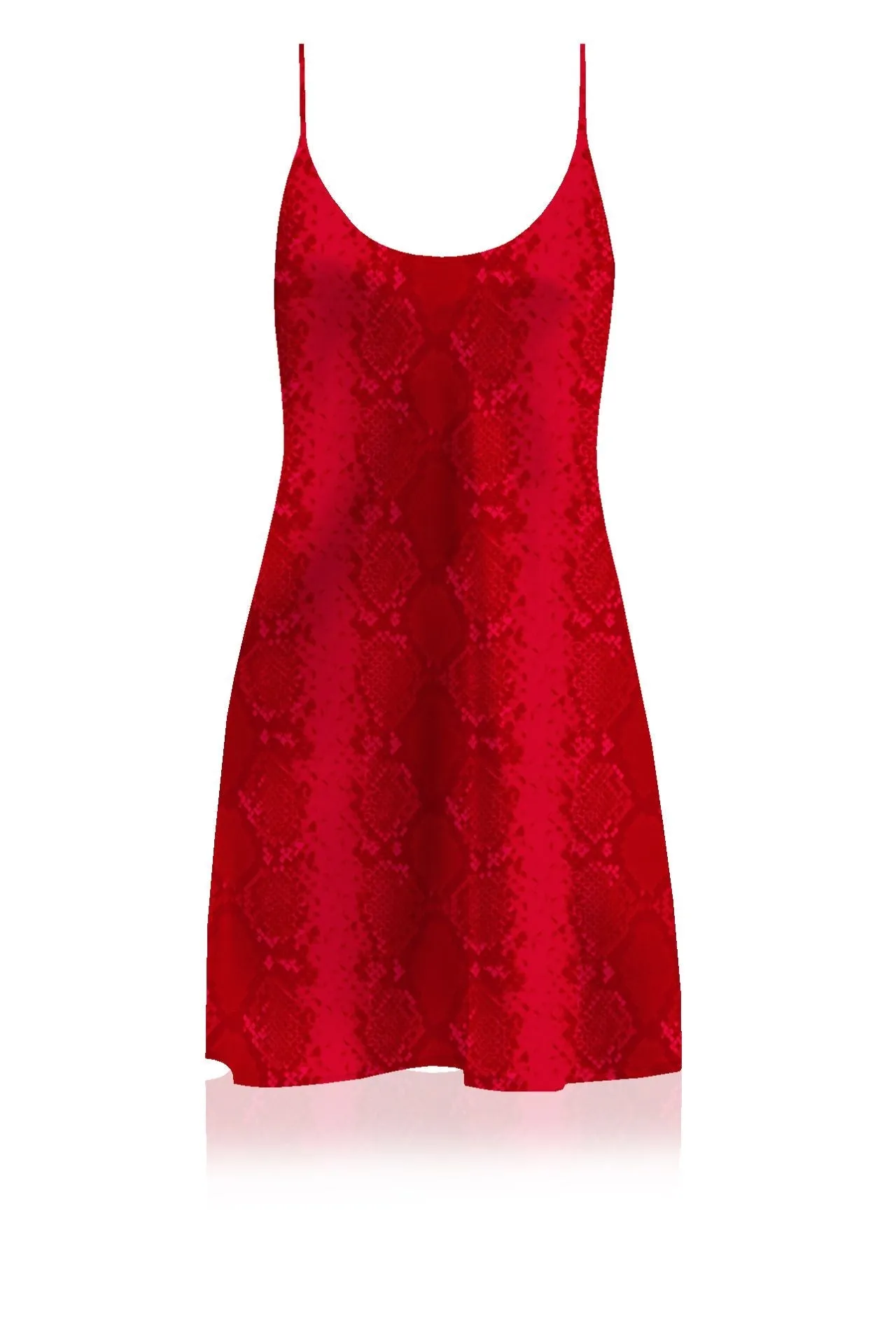 Sustainable Vegan Silk  Mini  Slip Dress