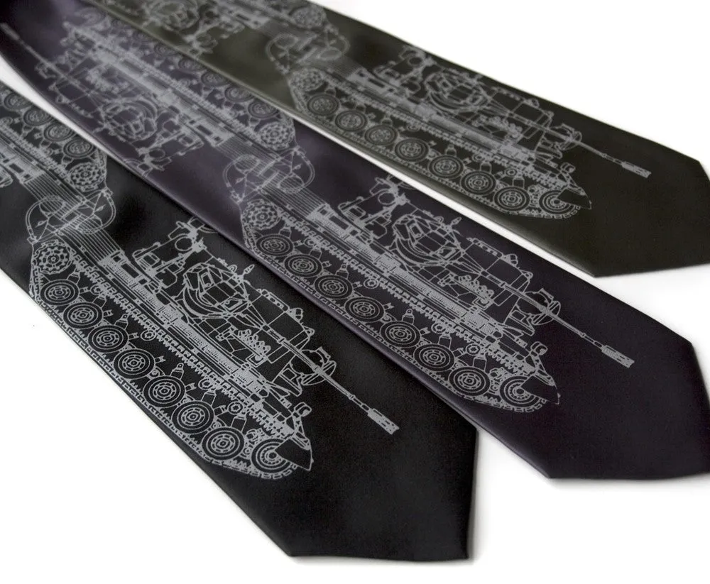 Tanked Silk Necktie