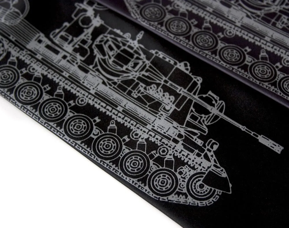 Tanked Silk Necktie
