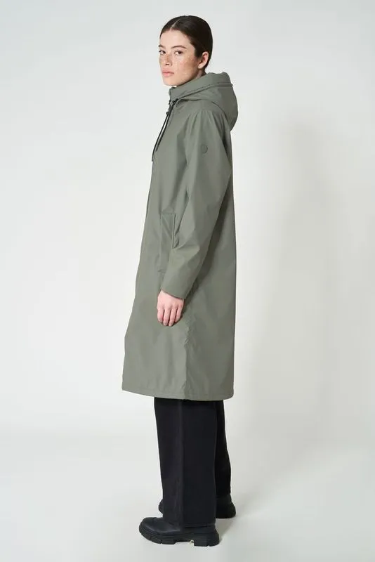 Tanta Neige Coat-Mulled Basil