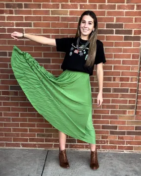 The Brookshire Green Skirt S-XL