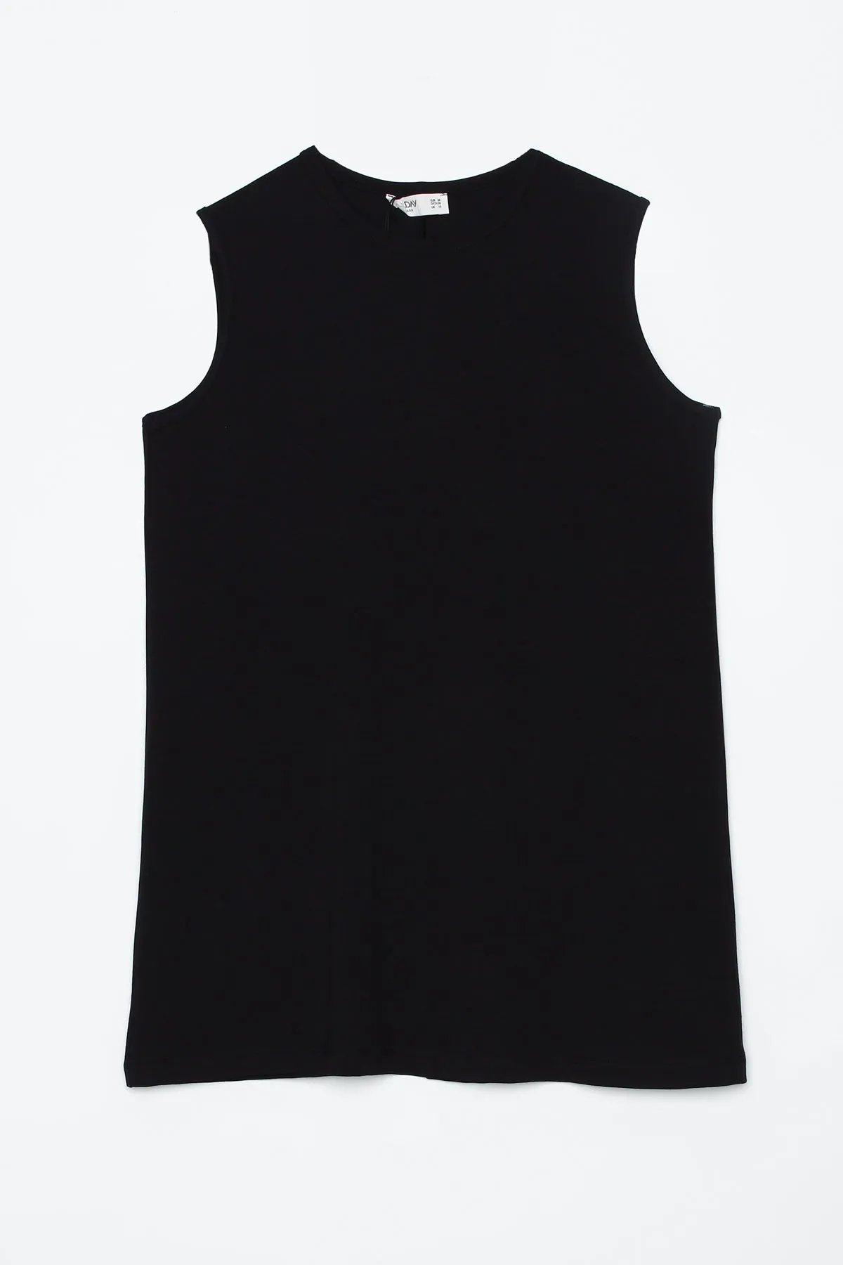 TLD Women Allday Black Printed Sleeveless T-shirt Tunic - Prattville