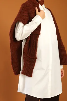 TLD Women Allday Ecru Plus Size Shirt Tunic - Moncton