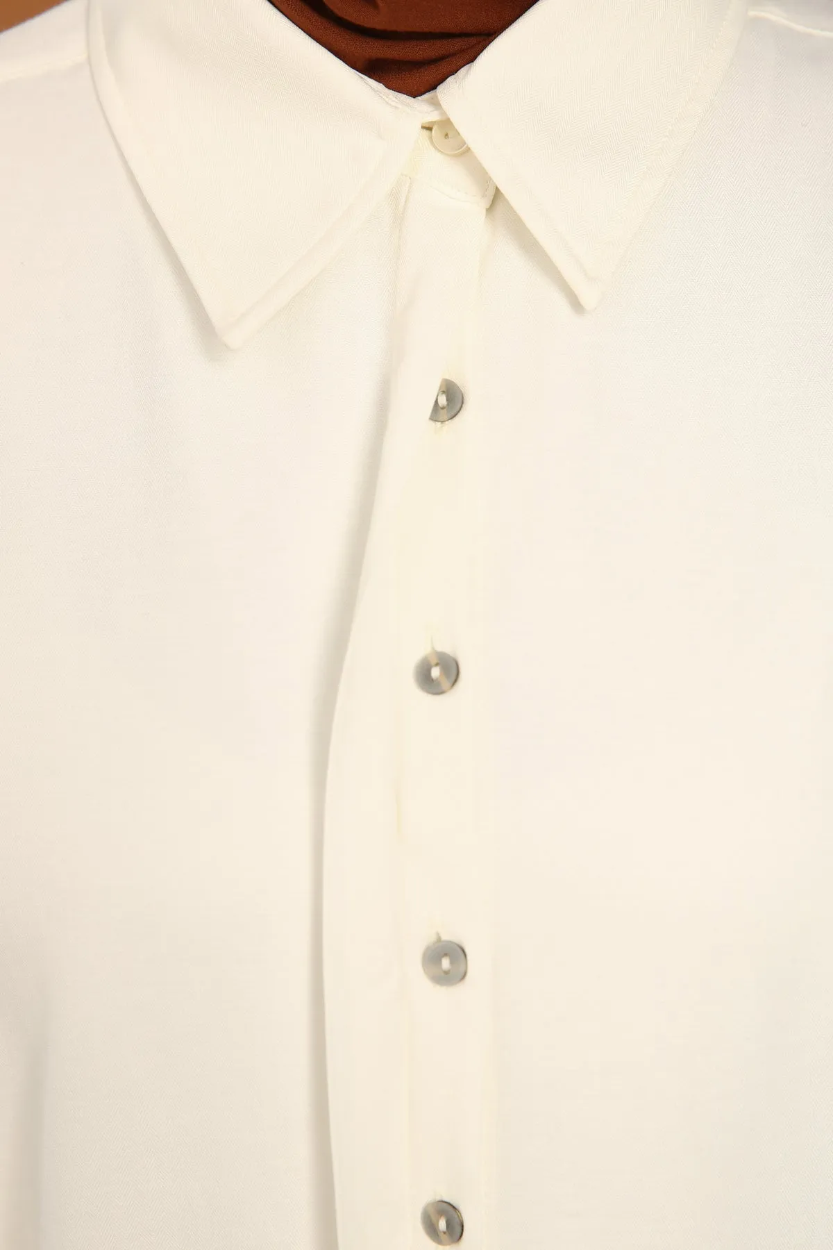TLD Women Allday Ecru Plus Size Shirt Tunic - Moncton