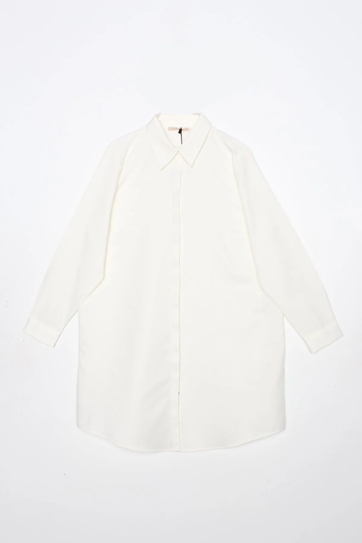 TLD Women Allday Ecru Plus Size Shirt Tunic - Moncton