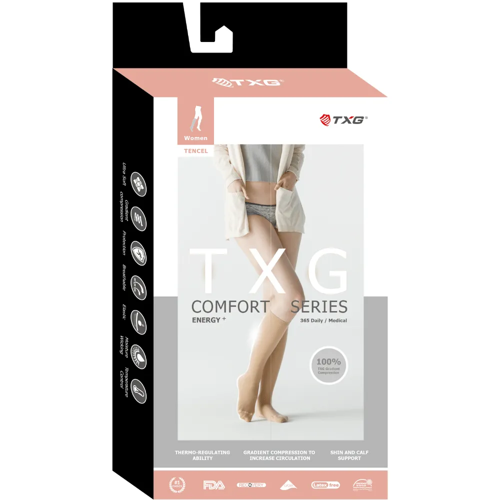 TXG Medical Compression Socks for Women - Comfort Omniease Range
