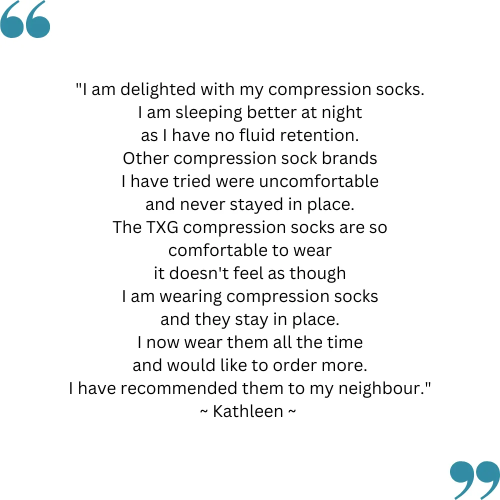 TXG Medical Compression Socks for Women - Comfort Omniease Range