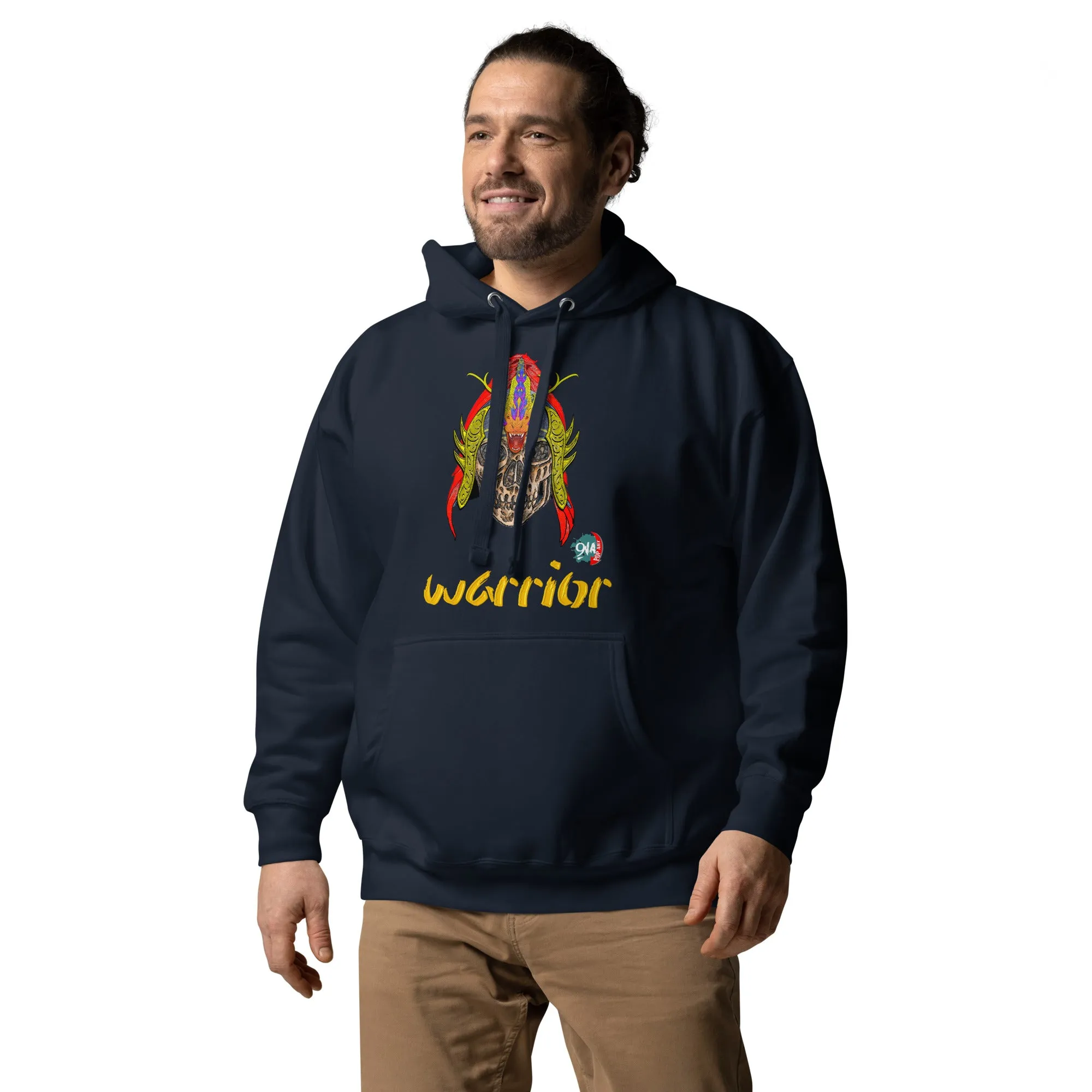 Unisex graphic Hoodie Warrior: Chinese (Wushi)