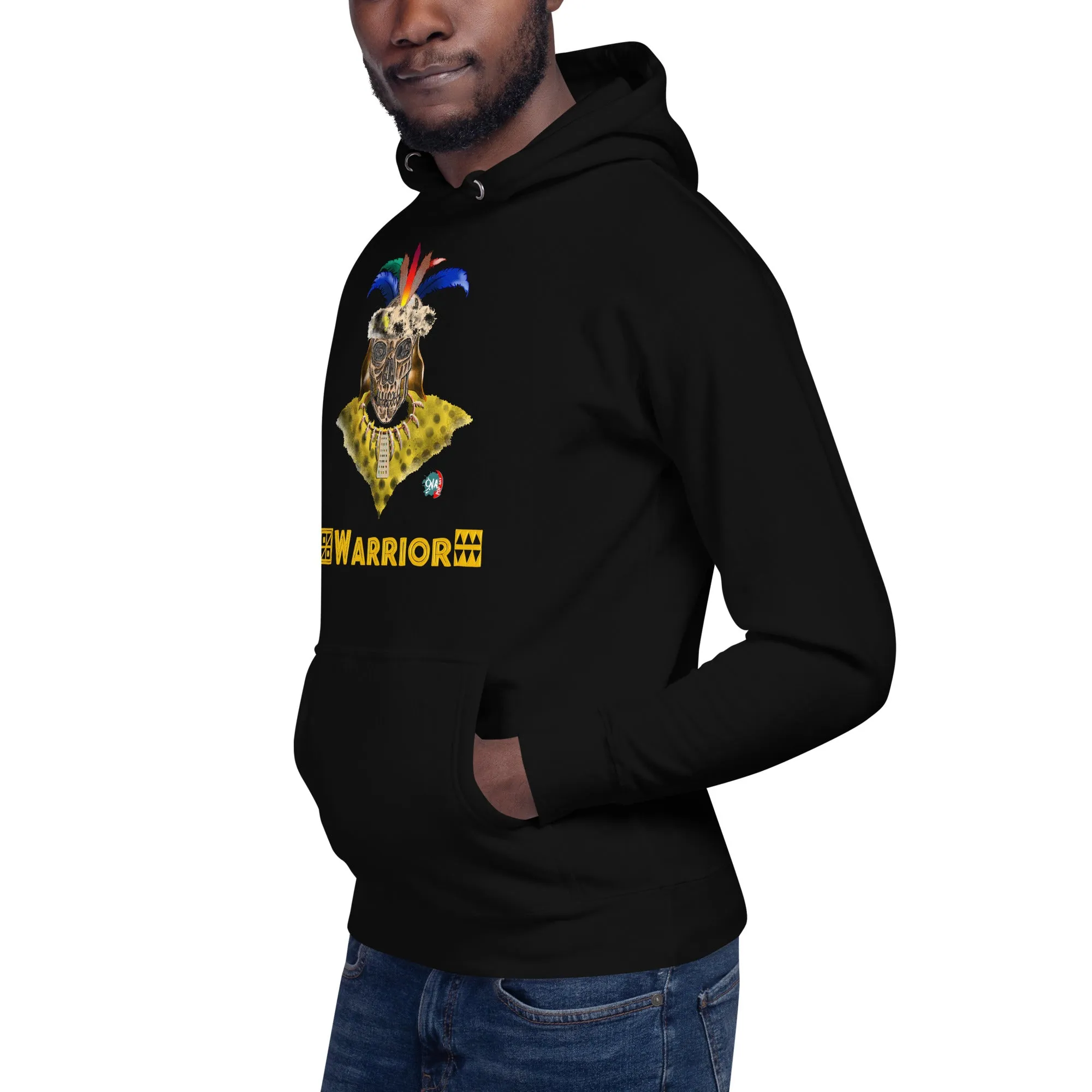 Unisex graphic Hoodie warrior:  Zulu