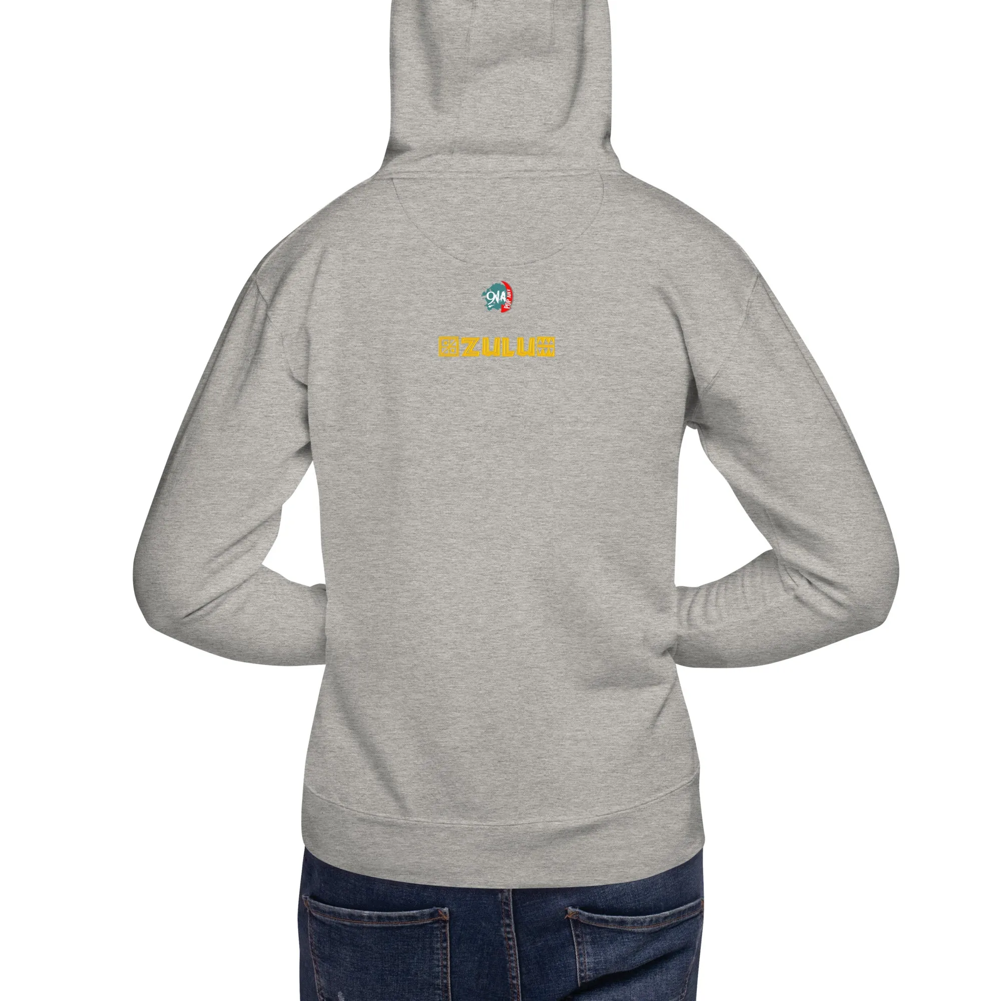 Unisex graphic Hoodie warrior:  Zulu