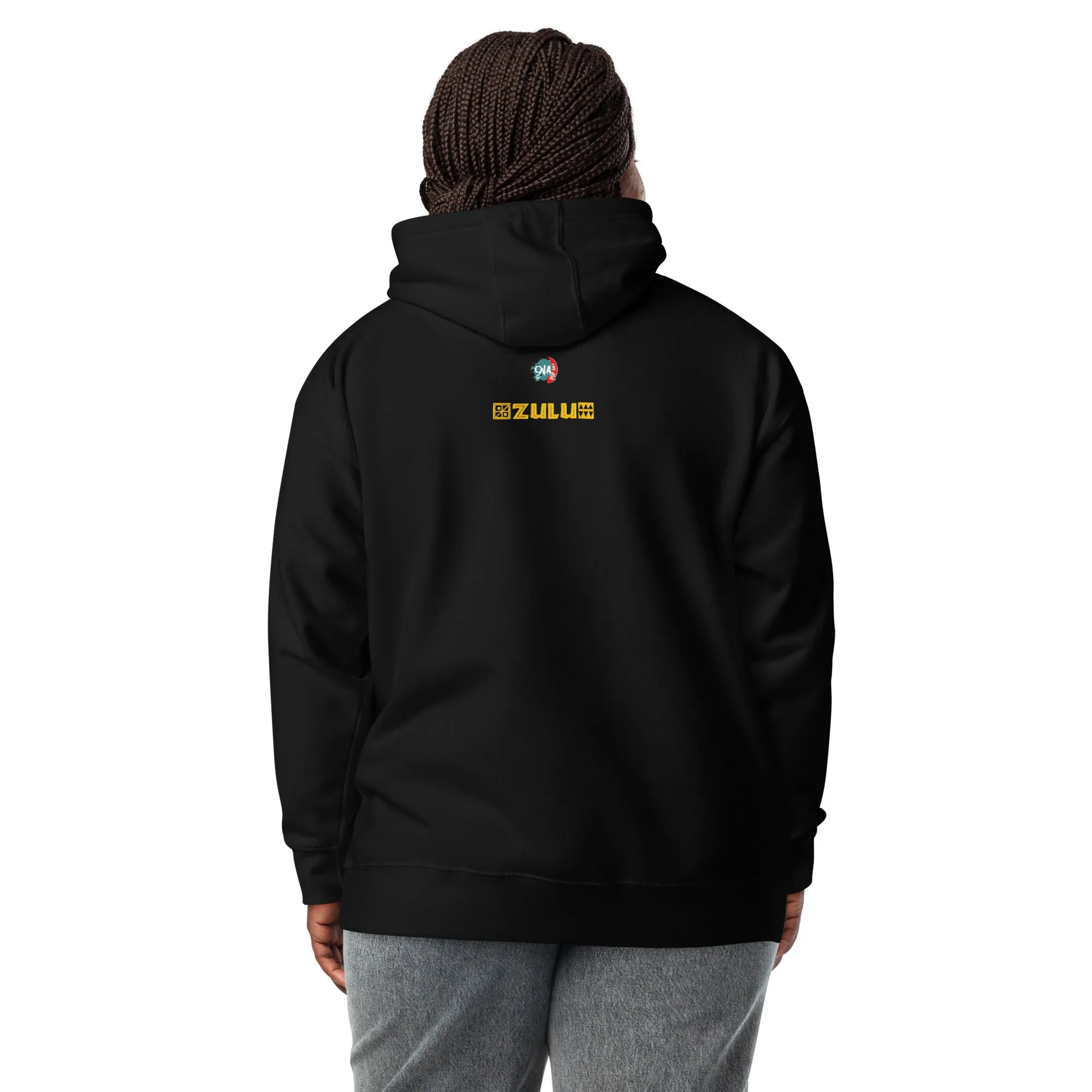 Unisex graphic Hoodie warrior:  Zulu