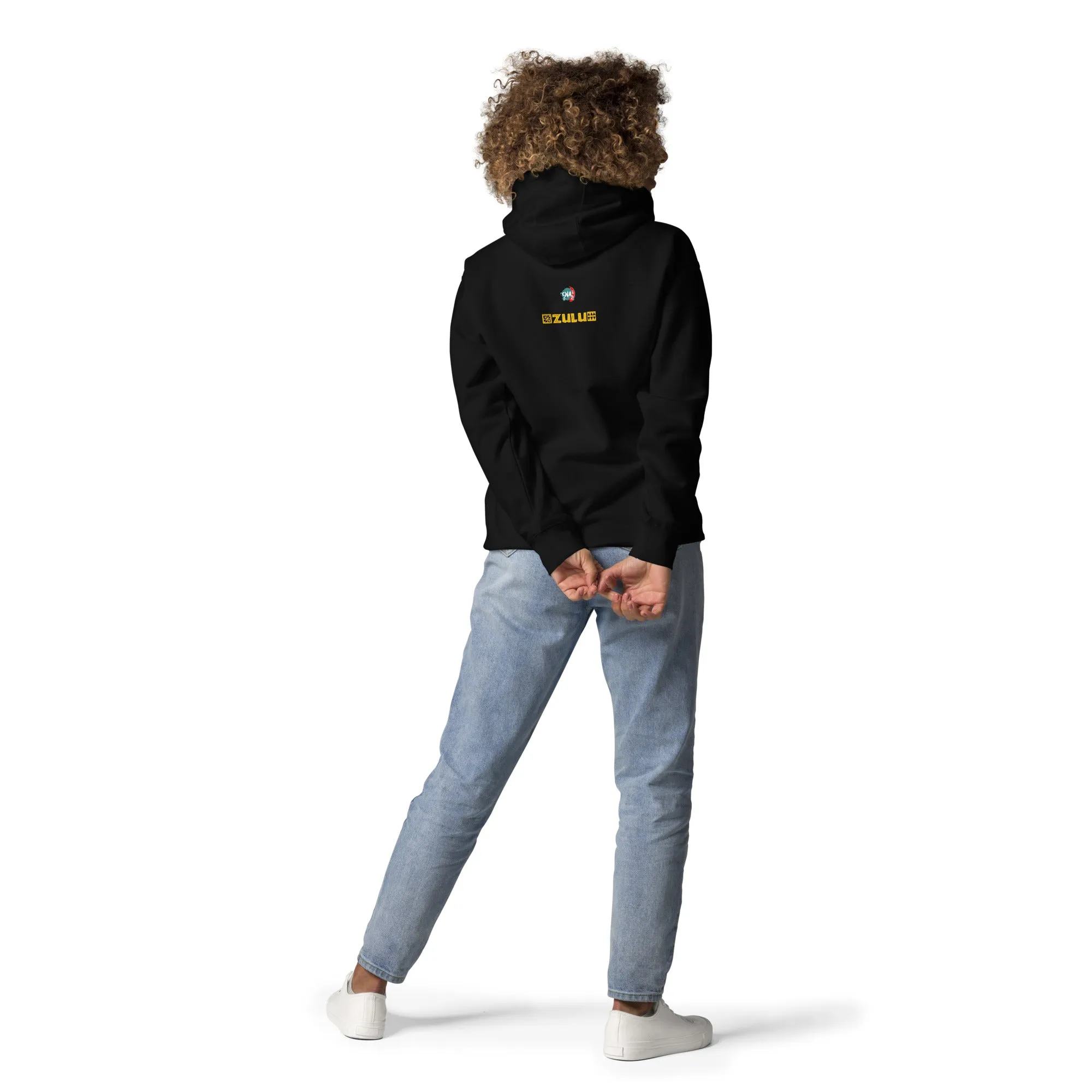 Unisex graphic Hoodie warrior:  Zulu