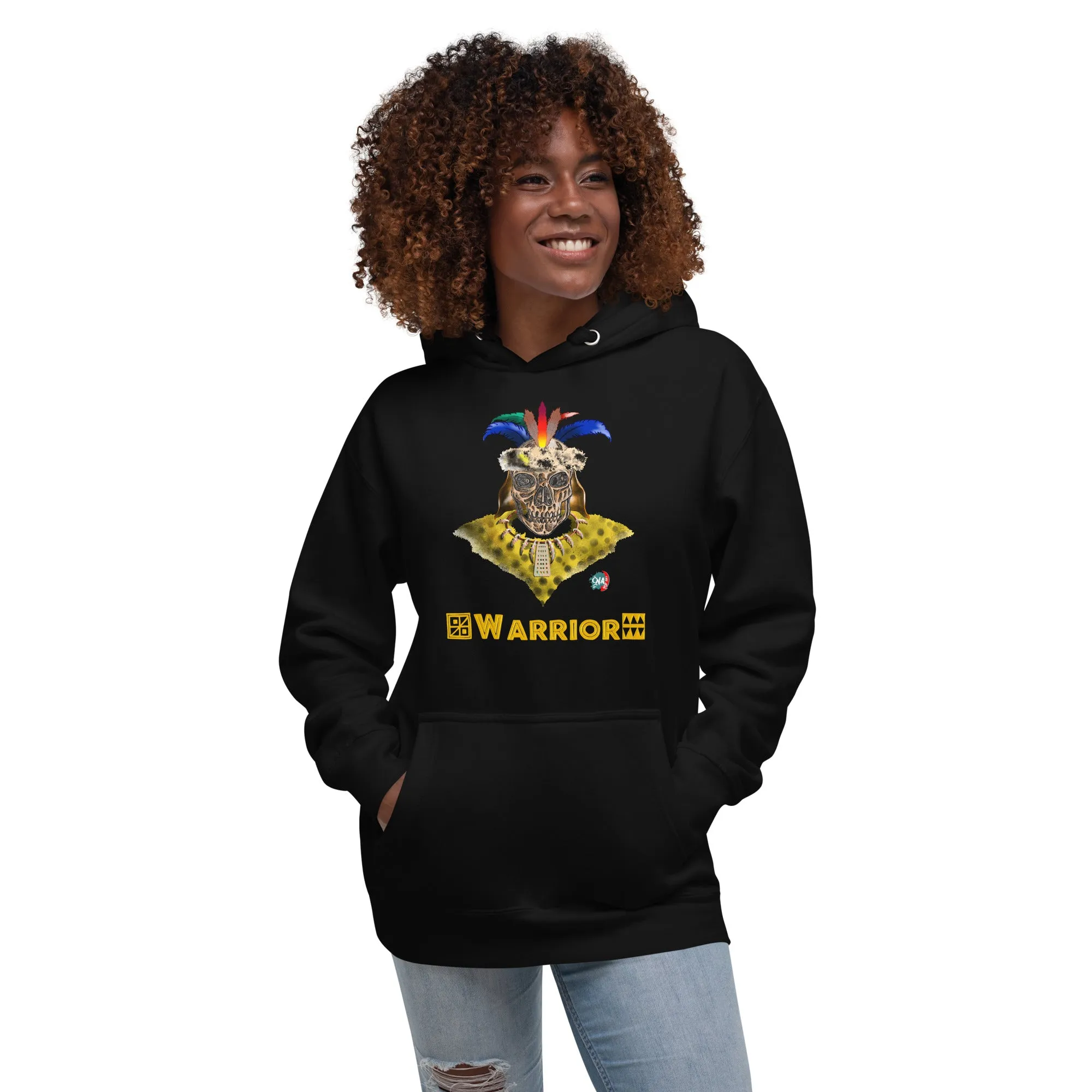 Unisex graphic Hoodie warrior:  Zulu