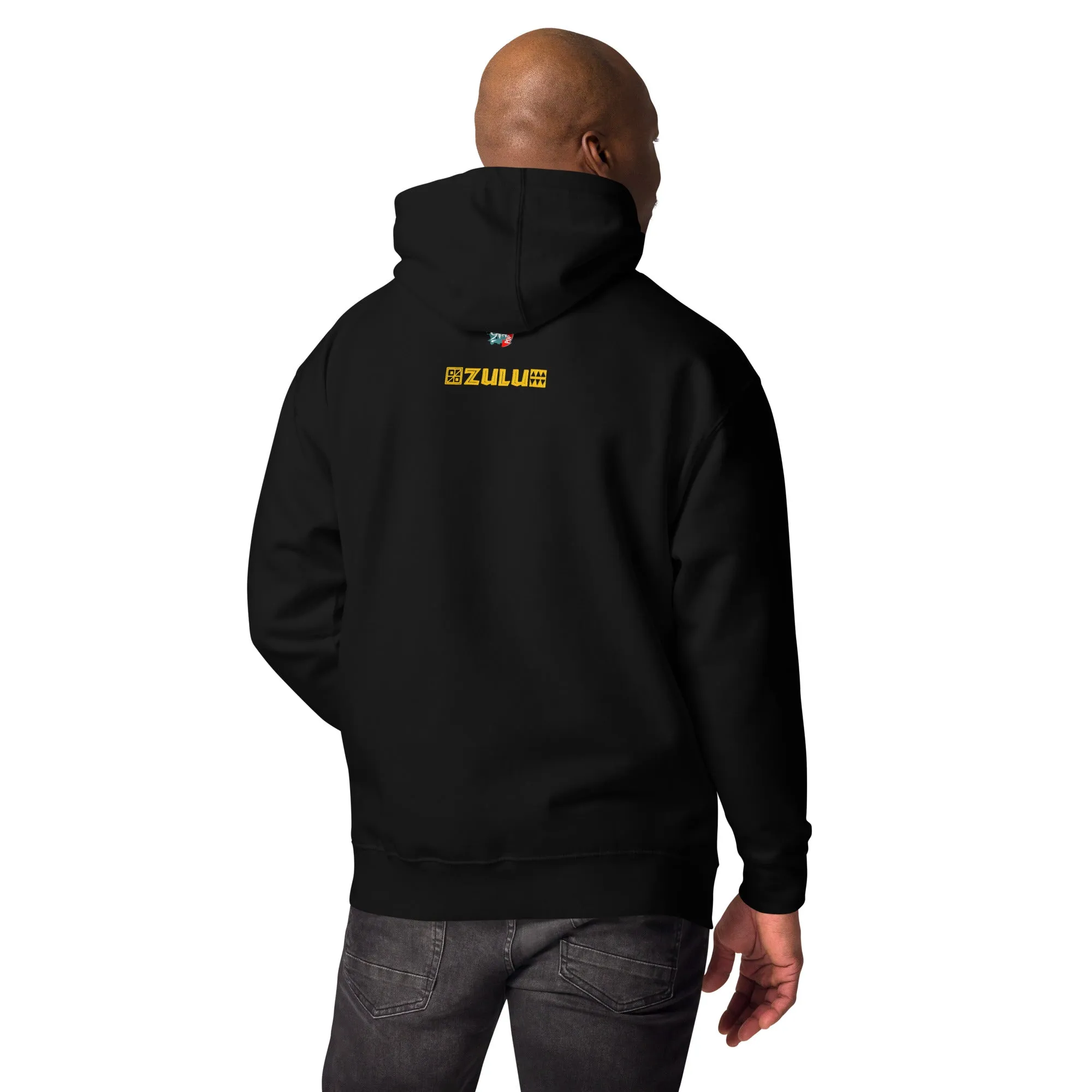 Unisex graphic Hoodie warrior:  Zulu
