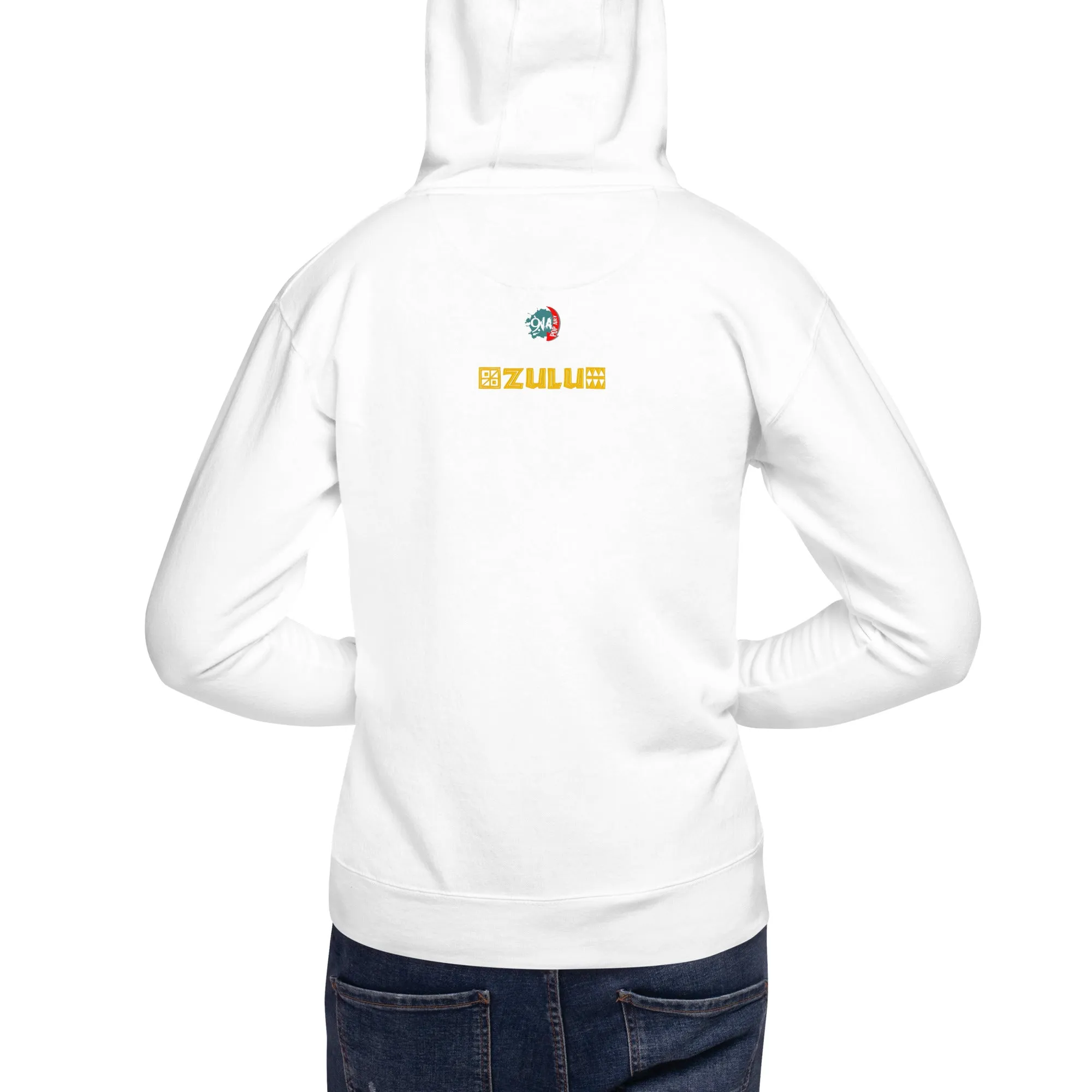 Unisex graphic Hoodie warrior:  Zulu
