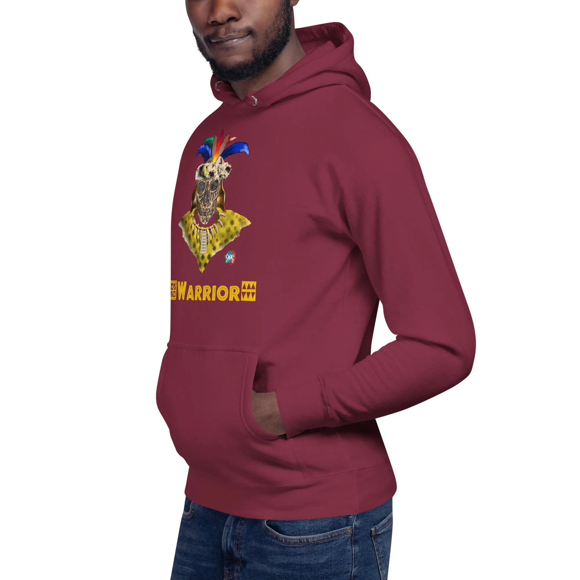 Unisex graphic Hoodie warrior:  Zulu