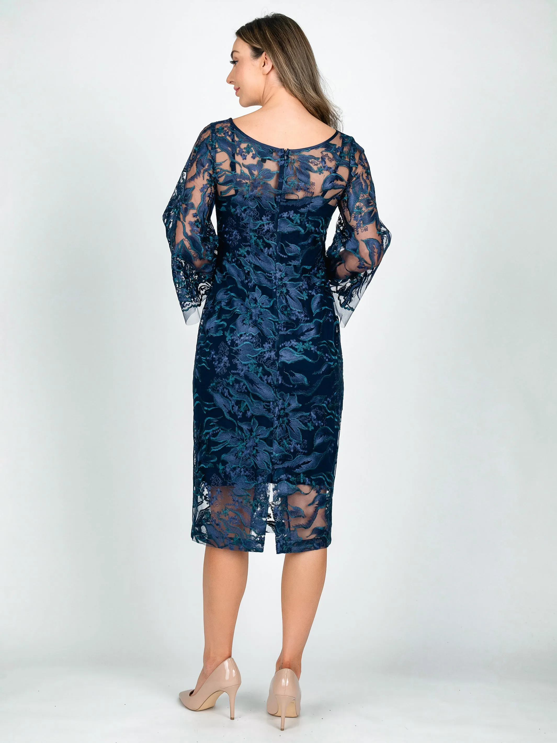 VENEZIA Bell Sleeve Cocktail Dress