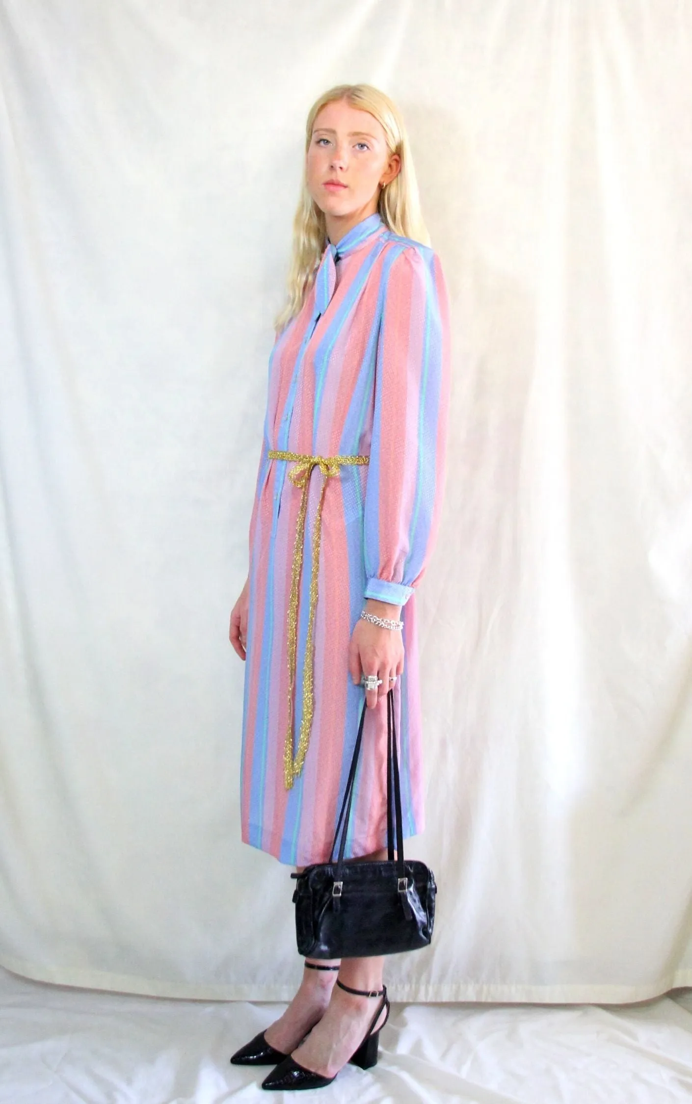 Vintage 1980's Midi Dress