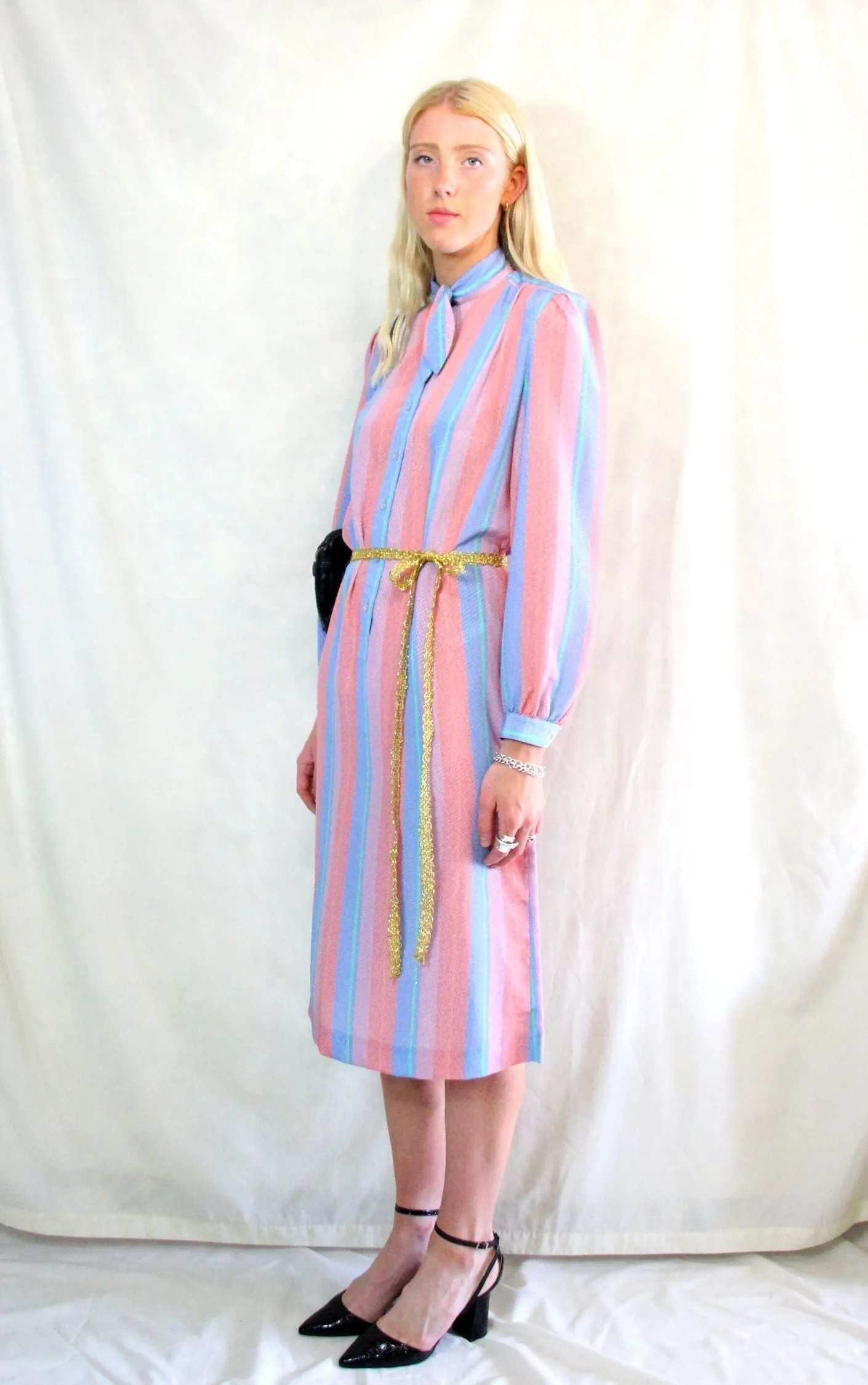 Vintage 1980's Midi Dress