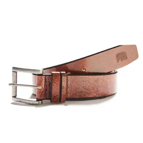 Vintage Glazed Leather Belt