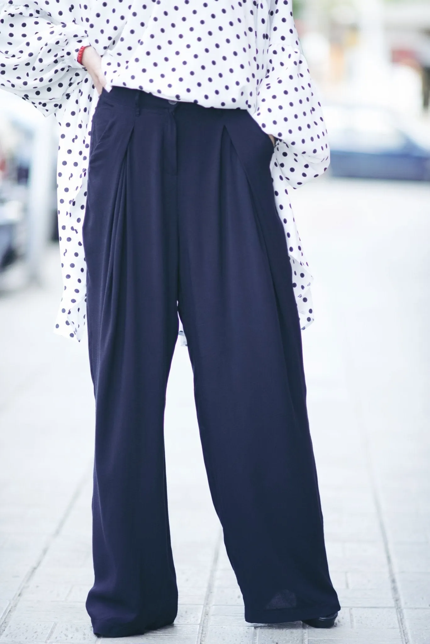 VIVIANA Wide Leg Cotton Pants SALE