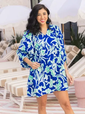 Vivid Blossom Babydoll Dress