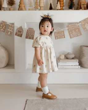 Waffle Baby Doll Dress | Gingerbread