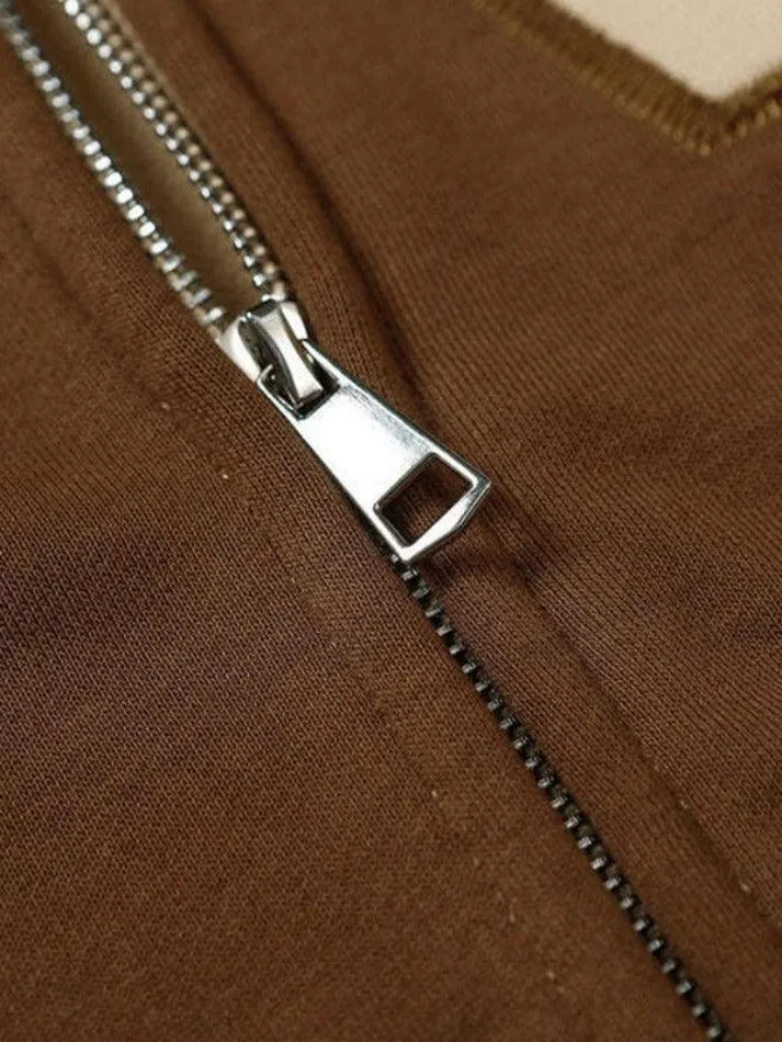 Wenkouban-Spring Casual Outfits Y2K Outfits Star Zip Up Oversized Hoodie