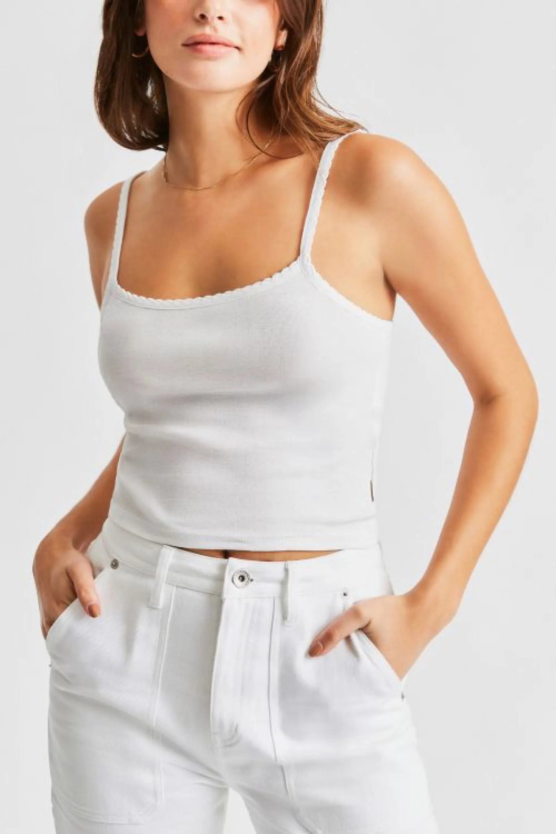 White Hilary Tank