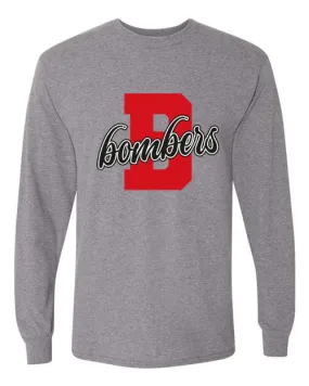 Williamsport Bombers - B Bombers - 2024 Design #2 - T-Shirt, Long Sleeve T-shirt, Crew Neck, Hooded Sweatshirt or 3/4 Sleeve Baseball Tee