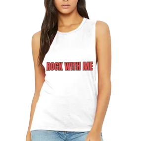 Women's Flowy Scoop Muscle Tank Top
