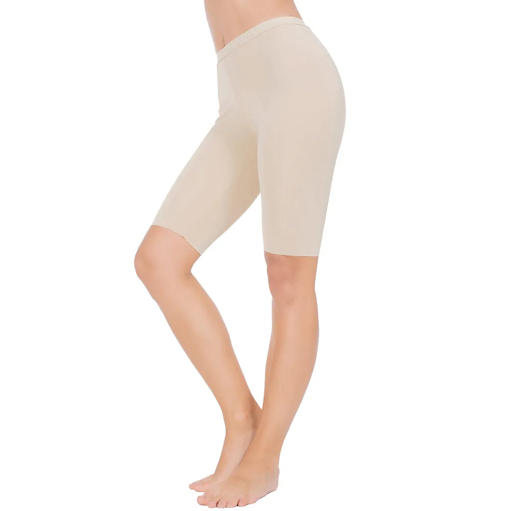 Women's Slip Shorts for Under Dresses Half MidThigh Leggings Smooth Undershorts Fit