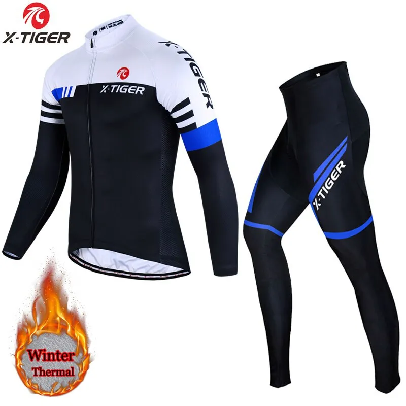 X-TIGER Winter Thermal Fleece Cycling Set X69