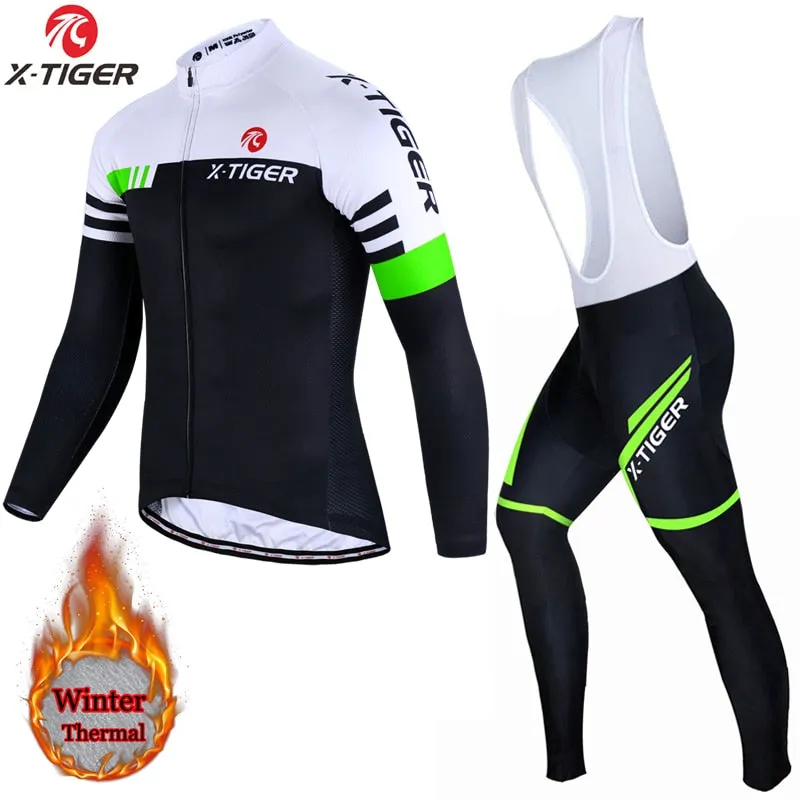 X-TIGER Winter Thermal Fleece Cycling Set X69