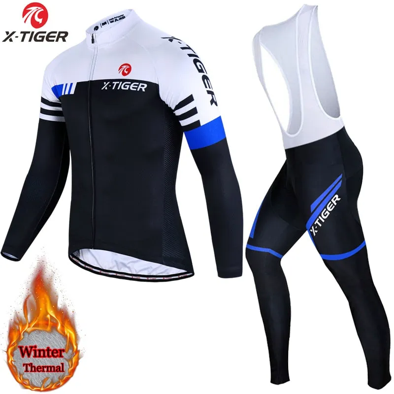 X-TIGER Winter Thermal Fleece Cycling Set X69