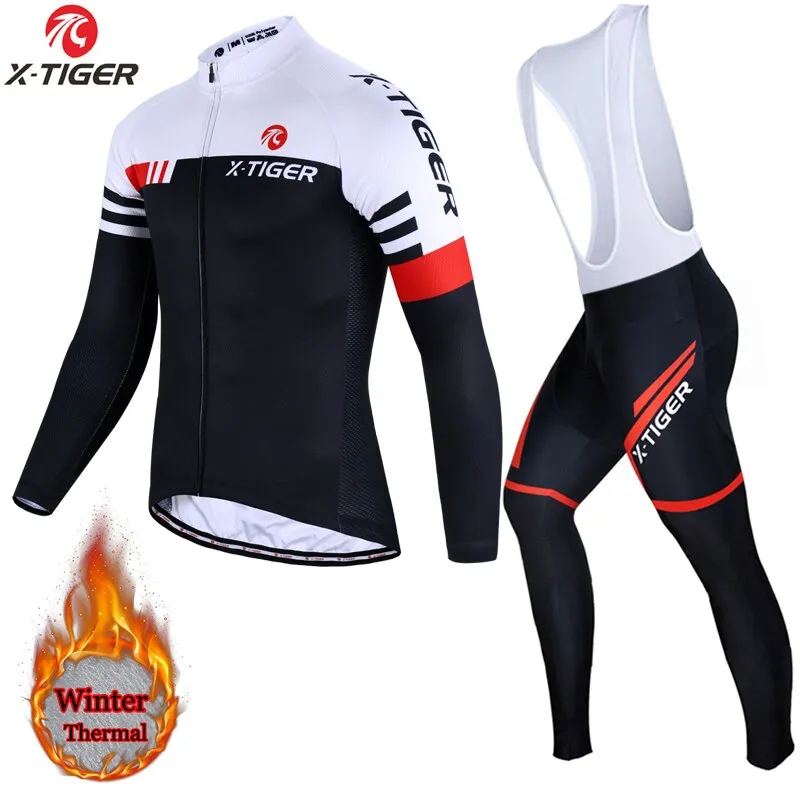 X-TIGER Winter Thermal Fleece Cycling Set X69