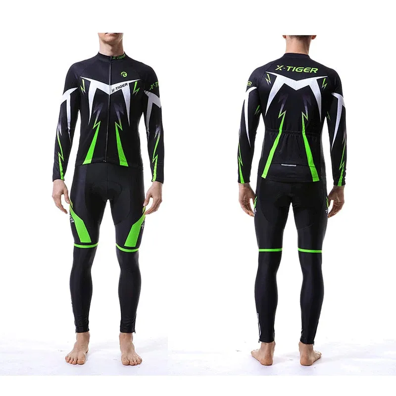 X-TIGER Winter Thermal Fleece Cycling Set X69