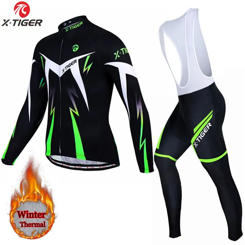 X-TIGER Winter Thermal Fleece Cycling Set X69