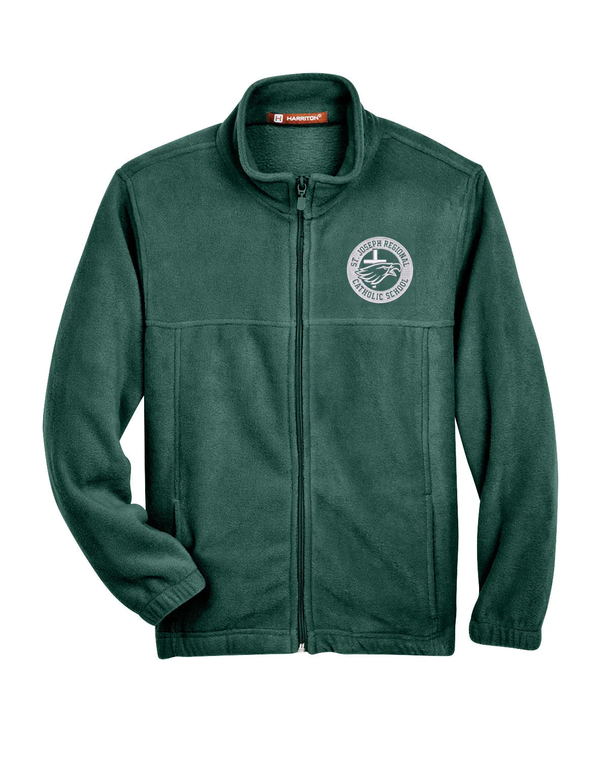 Youth Full Zip Fleece Jacket with Embroidered SJRCS Eagle Logo